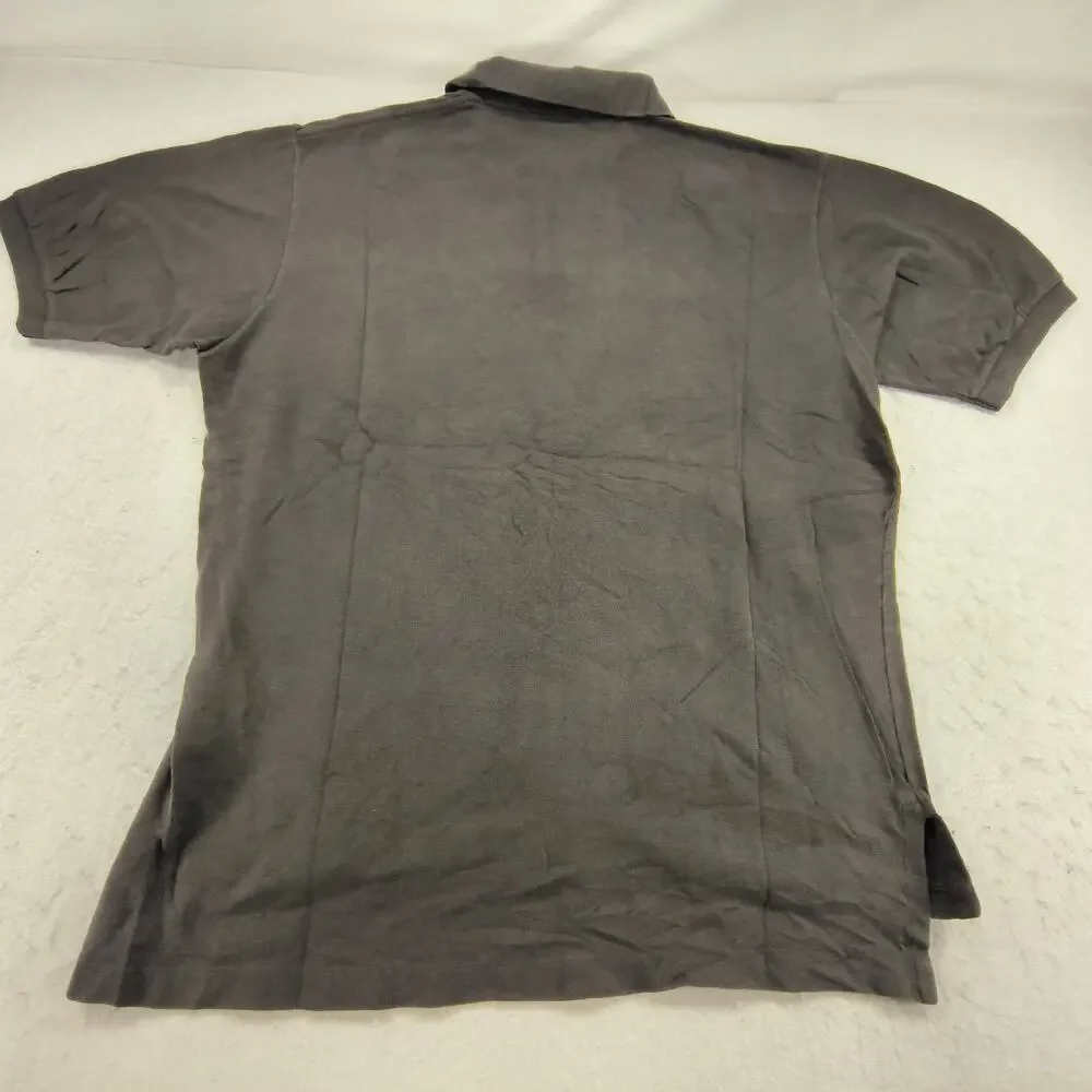 Polo by Ralph Lauren Casual Collared Polo Shirt Mens Size Large L Gray Black